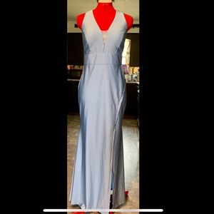 Ice blue formal dress